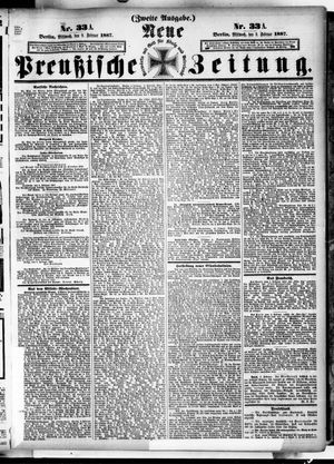 Neue preußische Zeitung vom 09.02.1887