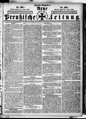 Neue preußische Zeitung vom 16.02.1887
