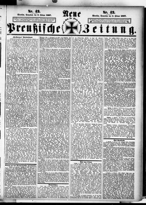 Neue preußische Zeitung vom 19.02.1887