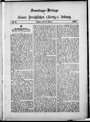 Neue preußische Zeitung vom 20.02.1887