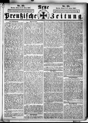 Neue preußische Zeitung vom 23.02.1887