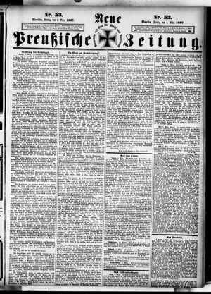 Neue preußische Zeitung vom 04.03.1887