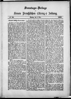 Neue preußische Zeitung vom 06.03.1887