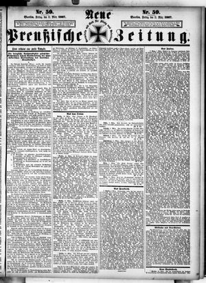 Neue preußische Zeitung vom 11.03.1887