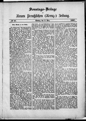 Neue preußische Zeitung vom 13.03.1887