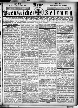 Neue preußische Zeitung vom 17.03.1887
