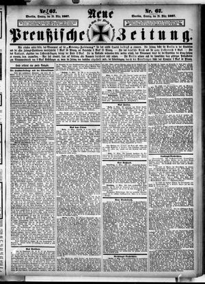 Neue preußische Zeitung vom 20.03.1887