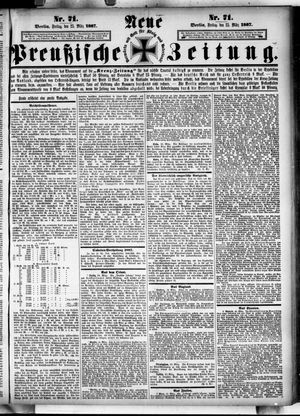 Neue preußische Zeitung vom 25.03.1887