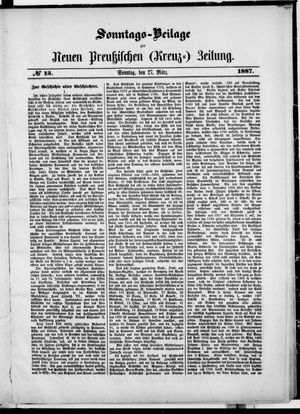Neue preußische Zeitung vom 27.03.1887
