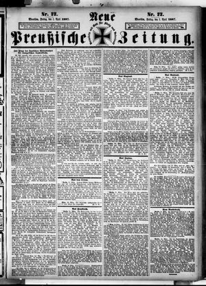 Neue preußische Zeitung vom 01.04.1887