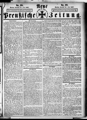 Neue preußische Zeitung vom 02.04.1887