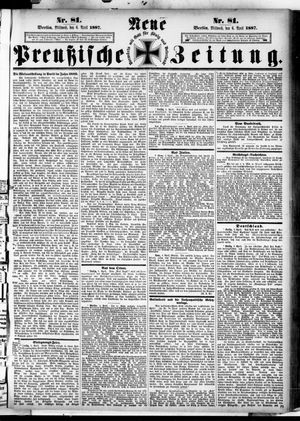 Neue preußische Zeitung vom 06.04.1887