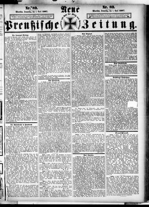 Neue preußische Zeitung vom 07.04.1887