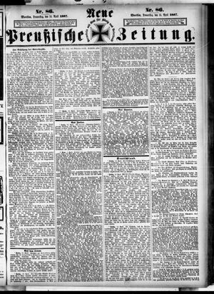 Neue preußische Zeitung vom 14.04.1887