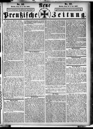Neue preußische Zeitung vom 15.04.1887