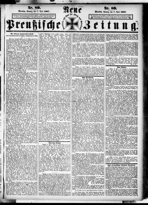 Neue preußische Zeitung vom 17.04.1887