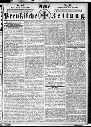 Neue preußische Zeitung vom 20.04.1887
