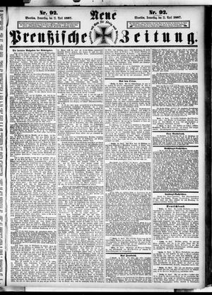 Neue preußische Zeitung vom 21.04.1887
