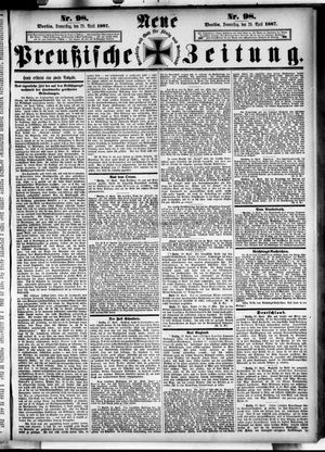 Neue preußische Zeitung vom 28.04.1887