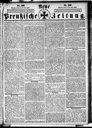 Neue preußische Zeitung vom 29.04.1887