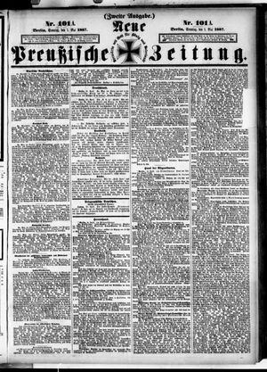 Neue preußische Zeitung vom 01.05.1887