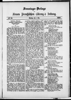 Neue preußische Zeitung vom 01.05.1887