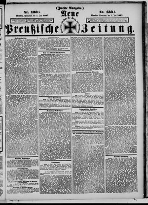 Neue preußische Zeitung vom 11.06.1887