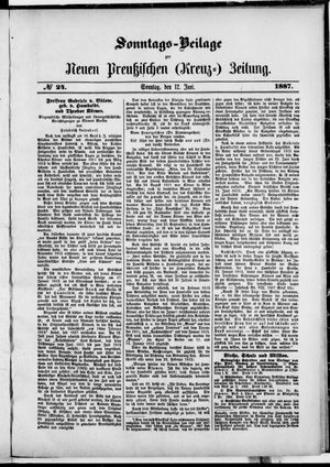 Neue preußische Zeitung vom 12.06.1887