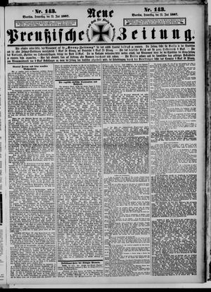 Neue preußische Zeitung vom 23.06.1887