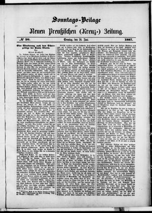 Neue preußische Zeitung vom 26.06.1887