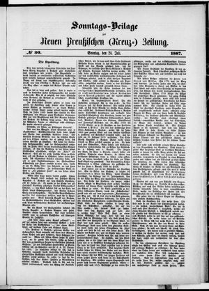 Neue preußische Zeitung vom 24.07.1887
