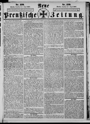 Neue preußische Zeitung vom 04.08.1887