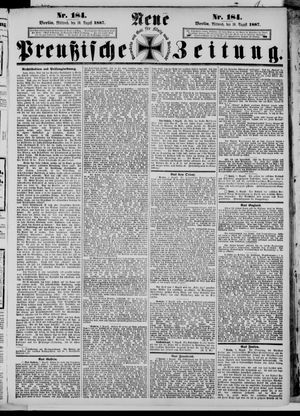 Neue preußische Zeitung vom 10.08.1887