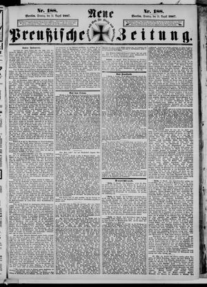 Neue preußische Zeitung vom 14.08.1887