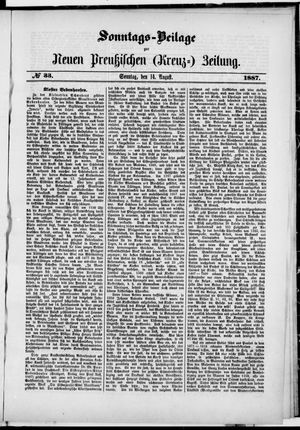 Neue preußische Zeitung vom 14.08.1887