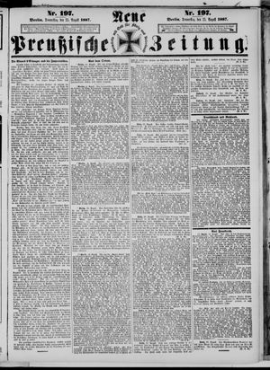 Neue preußische Zeitung vom 25.08.1887