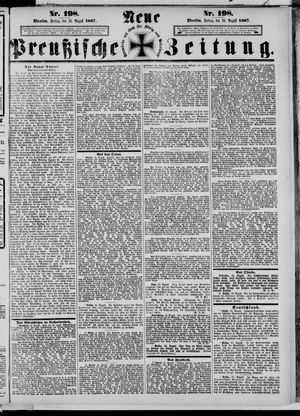 Neue preußische Zeitung vom 26.08.1887