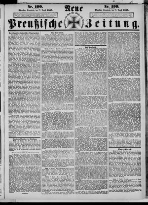 Neue preußische Zeitung vom 27.08.1887