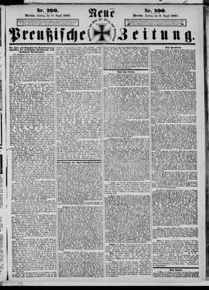 Neue preußische Zeitung vom 28.08.1887