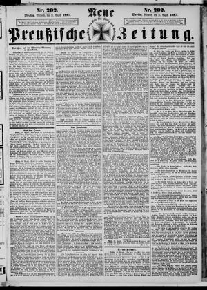 Neue preußische Zeitung vom 31.08.1887