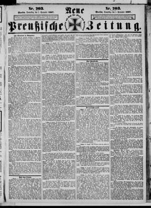 Neue preußische Zeitung on Sep 1, 1887