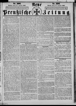 Neue preußische Zeitung vom 04.09.1887