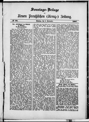 Neue preußische Zeitung vom 04.09.1887