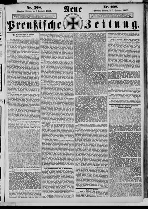Neue preußische Zeitung vom 07.09.1887