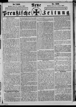 Neue preußische Zeitung vom 09.09.1887