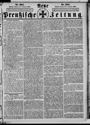 Neue preußische Zeitung vom 14.09.1887