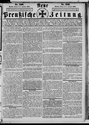 Neue preußische Zeitung vom 21.09.1887