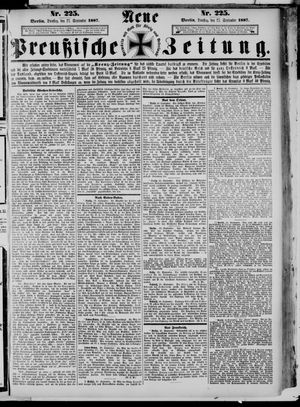 Neue preußische Zeitung vom 27.09.1887