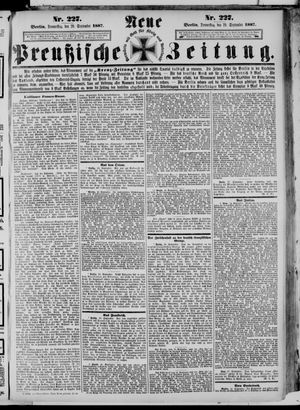 Neue preußische Zeitung vom 29.09.1887