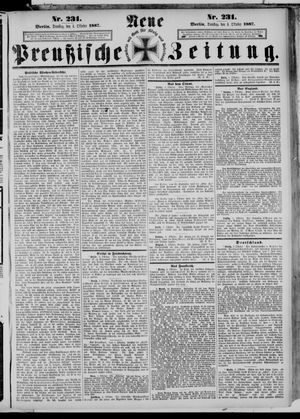Neue preußische Zeitung vom 04.10.1887